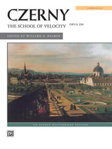 School of Velocity, Op. 299 piano sheet music cover